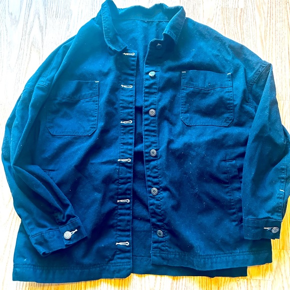 New black jean jacket sz XXL - Picture 1 of 3